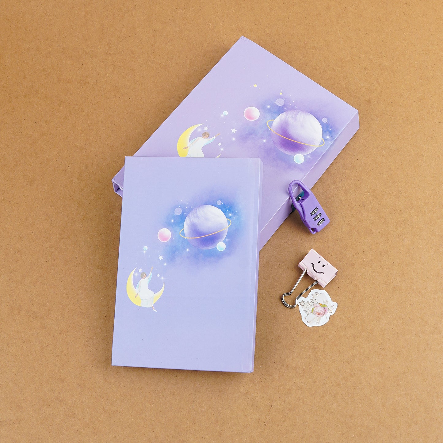 Sapce Box Lock Dairy Journal
