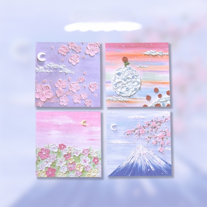 Oil Painting Hearst Sticky Notes Pad Set
