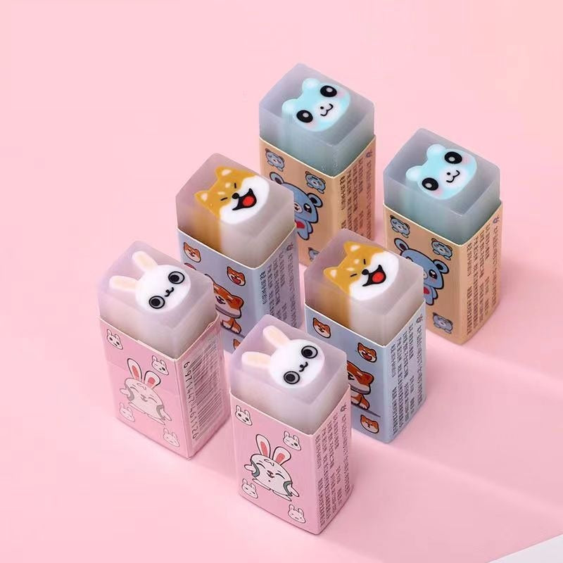 PVC Clear Creative Erasers