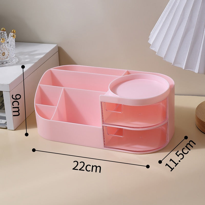 Multiple Compartments Cosmetic and Stationery Storage Box