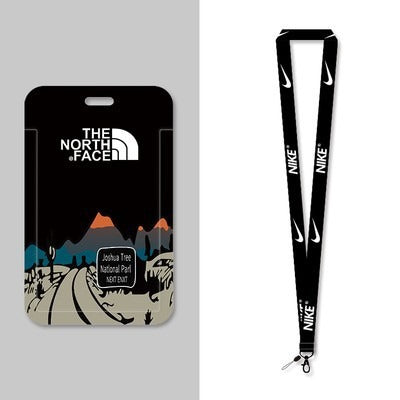 Card Holder with Neck Strap Lanyard - Sports Brand Series