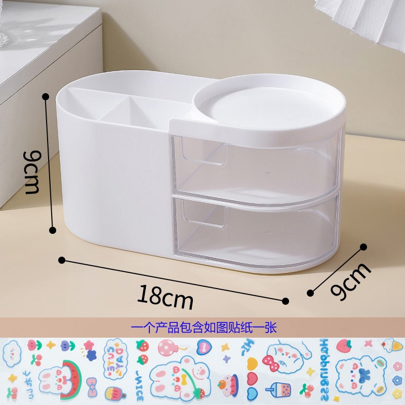 Multiple Compartments Cosmetic and Stationery Storage Box