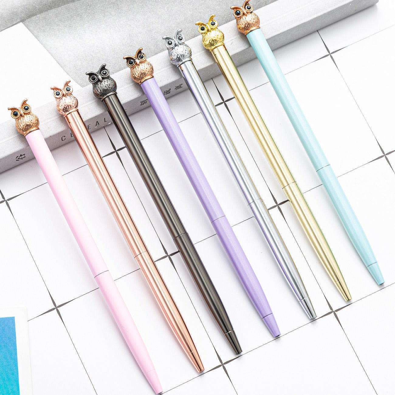 Owl Shape Metal Signature Ball Point Pen