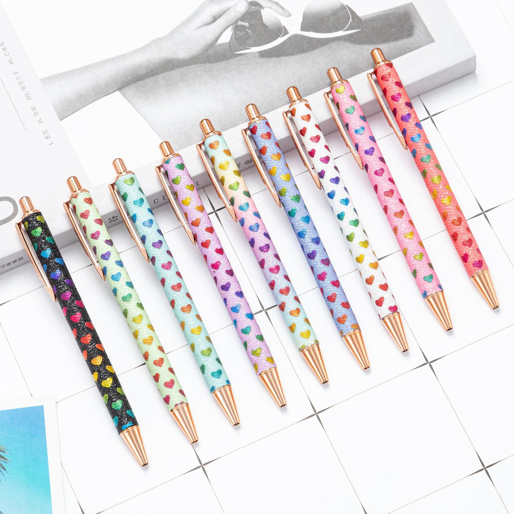 Luxury Glitter Coated Office and Gift Signature Ball Point Pen