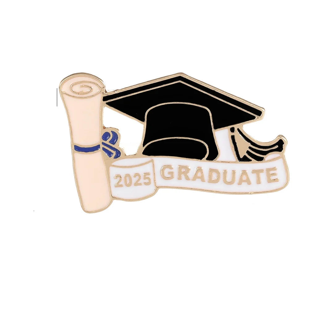 2025 Season Graduate Cap Enamel Pin Broach