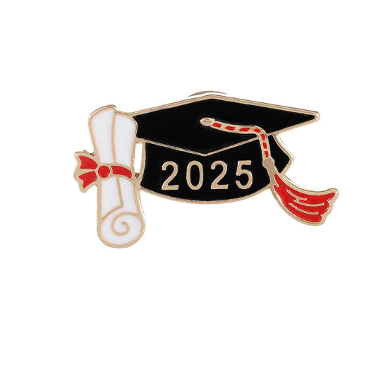 2025 Season Graduate Cap Enamel Pin Broach