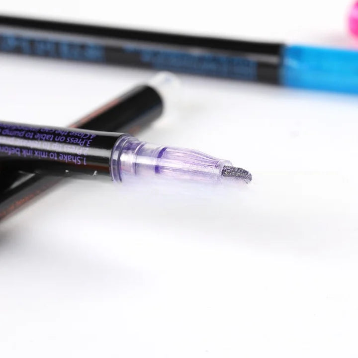 24Double Line Outliner Metallic Markers
