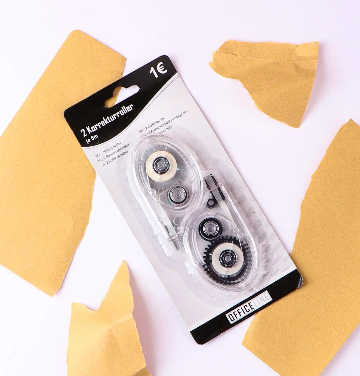 2Pc Transparent Correction Tape Belt