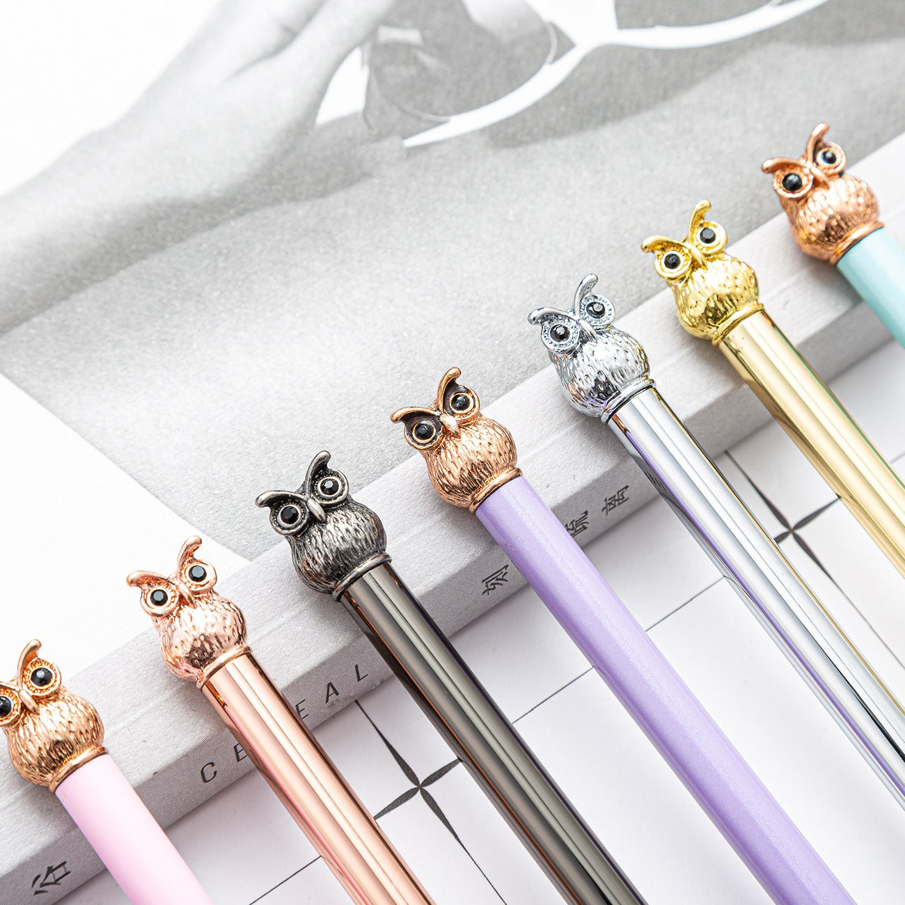 Owl Shape Metal Signature Ball Point Pen