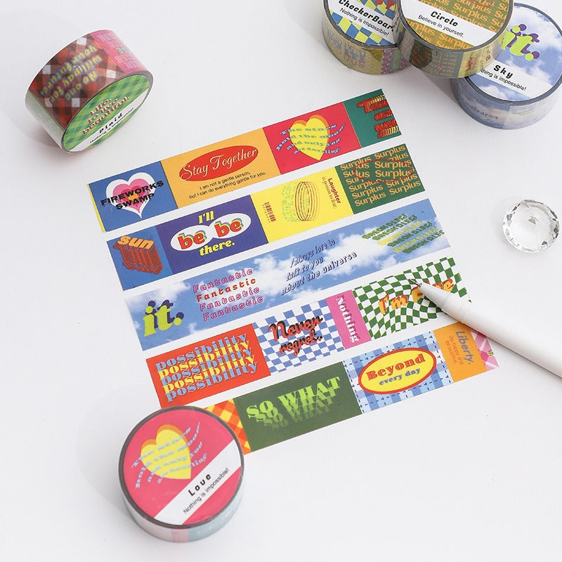 Joy Series PET Sticker Washi Tape