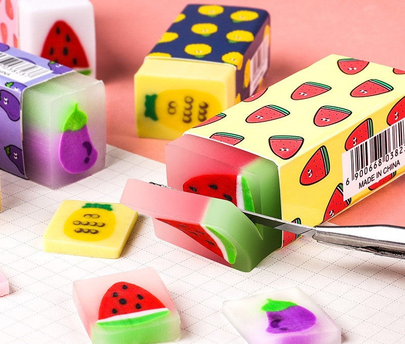 PVC Clear Creative Erasers