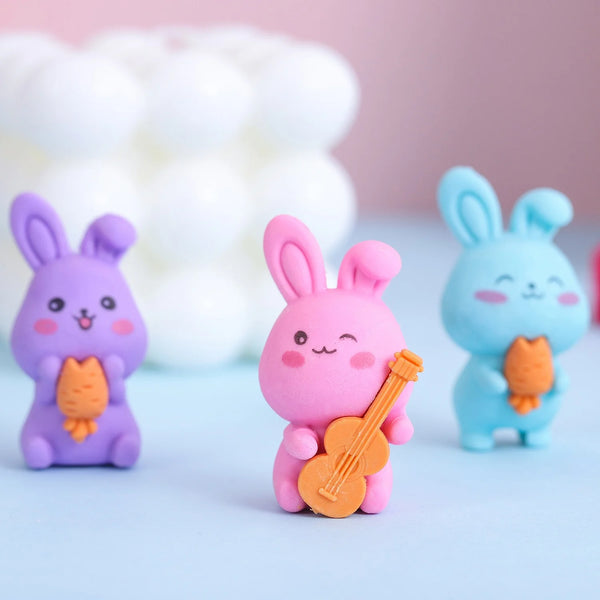 Cute Cartoon Rabbit Gift 3D Eraser