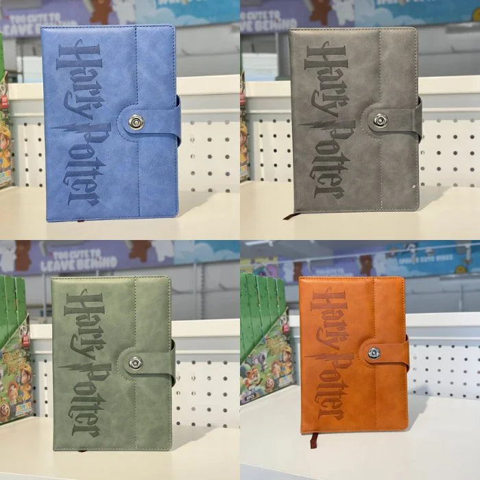 Harry Potter Vintage Leather Notebook With Magnet