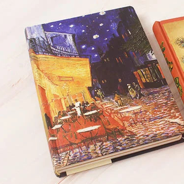 3D Oil Painting Van Gogh Cover Retro Coloring Page Journal