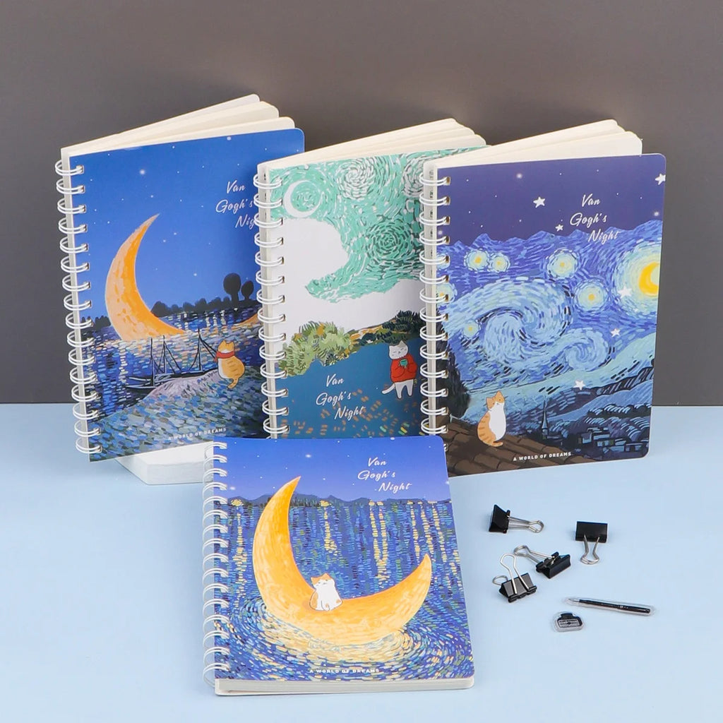 Van Gogh Art Coil Notebook