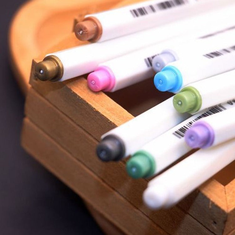 Metallic Color Marker Pen Pack of 12