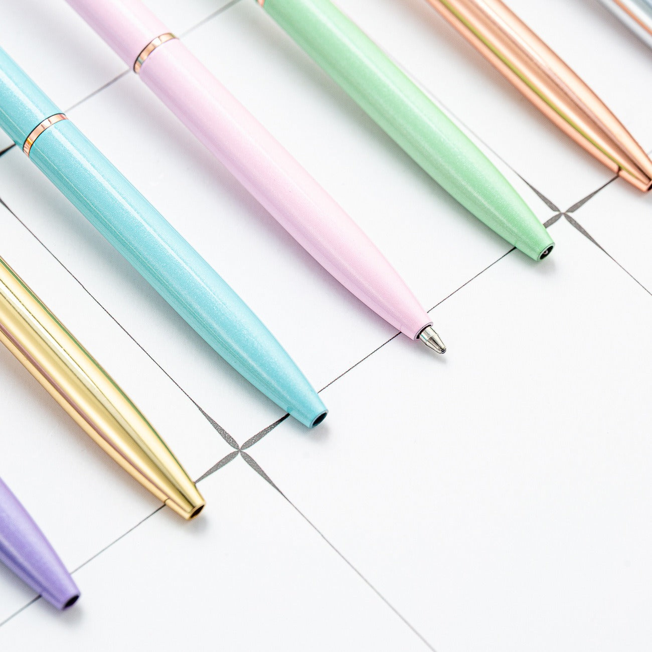 Crown Top Star Sign Metal Signature Ball Point Pen
