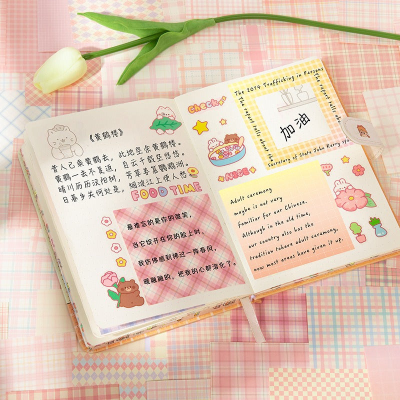 Korean Grid Type Huge Memo Notes Box