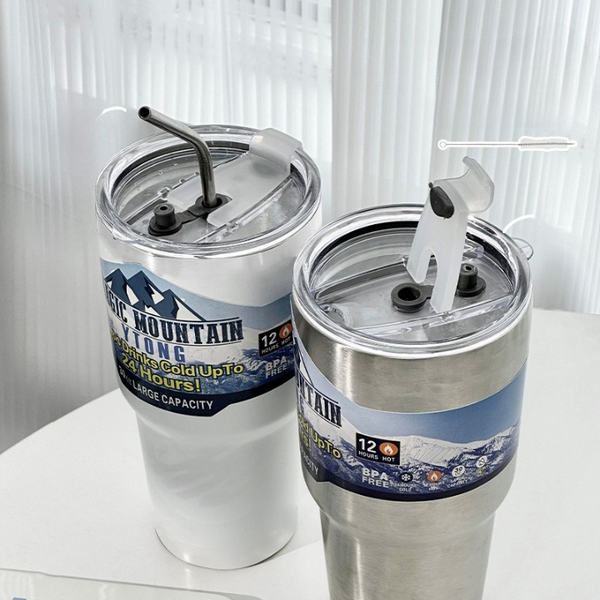 Hot n Cool Thermos Steel Tumbler