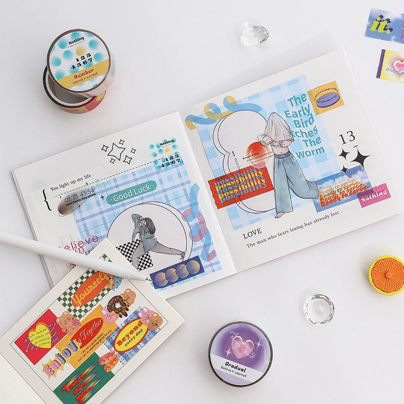 Joy Series PET Sticker Washi Tape