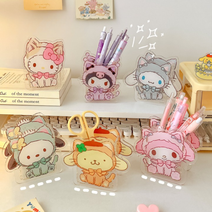 Acrylic Sanrio Pen Holder