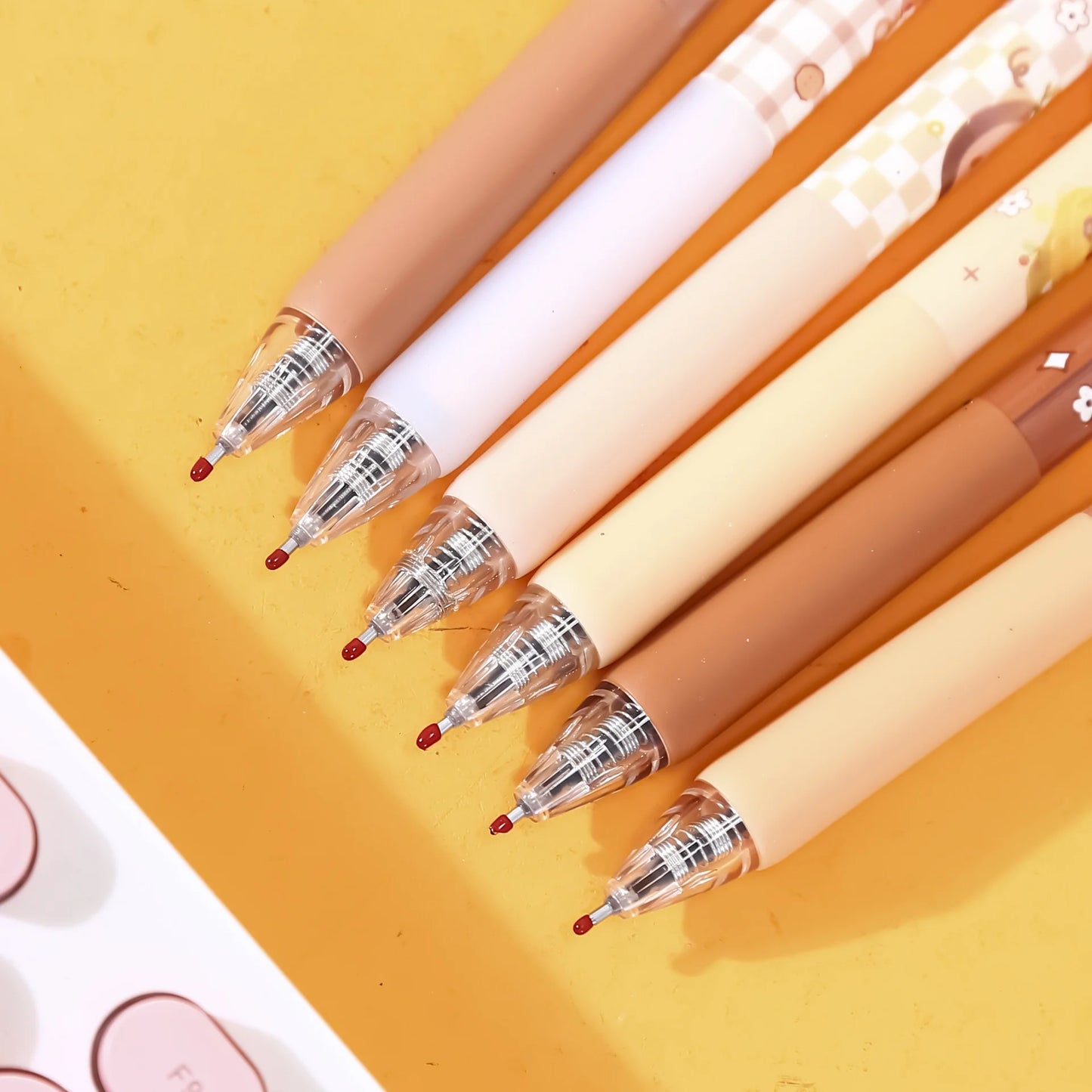 Cute Brown Teddy Press Gel Pen