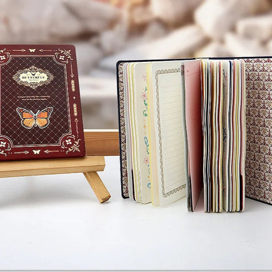 Gold Foiled Butterfly Hard Cover Journal