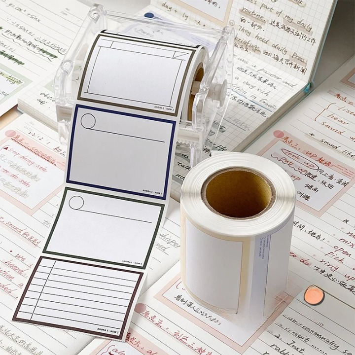Post-It Memo Roll Sticker and Sticky Notes Label