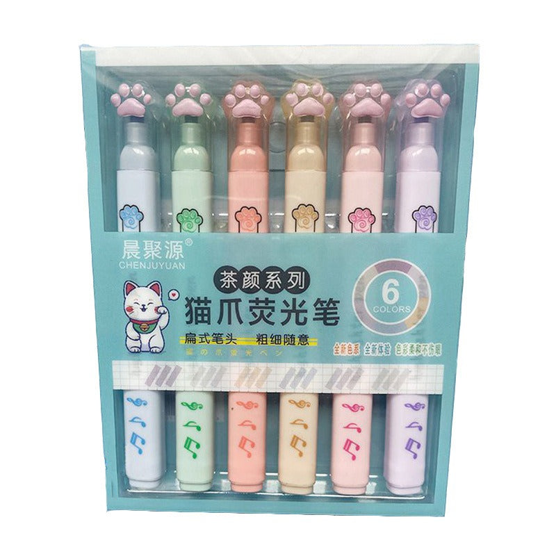 Soft Head Cat Claw Highlighter Tea Color