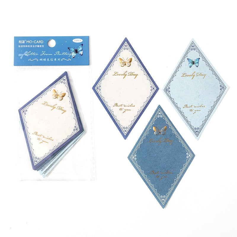 Butterfly Design Writeable Decorative Stickers