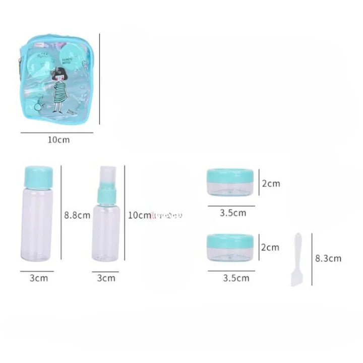 6 Pieces Makeup Travel Spray Bottle with Pouch