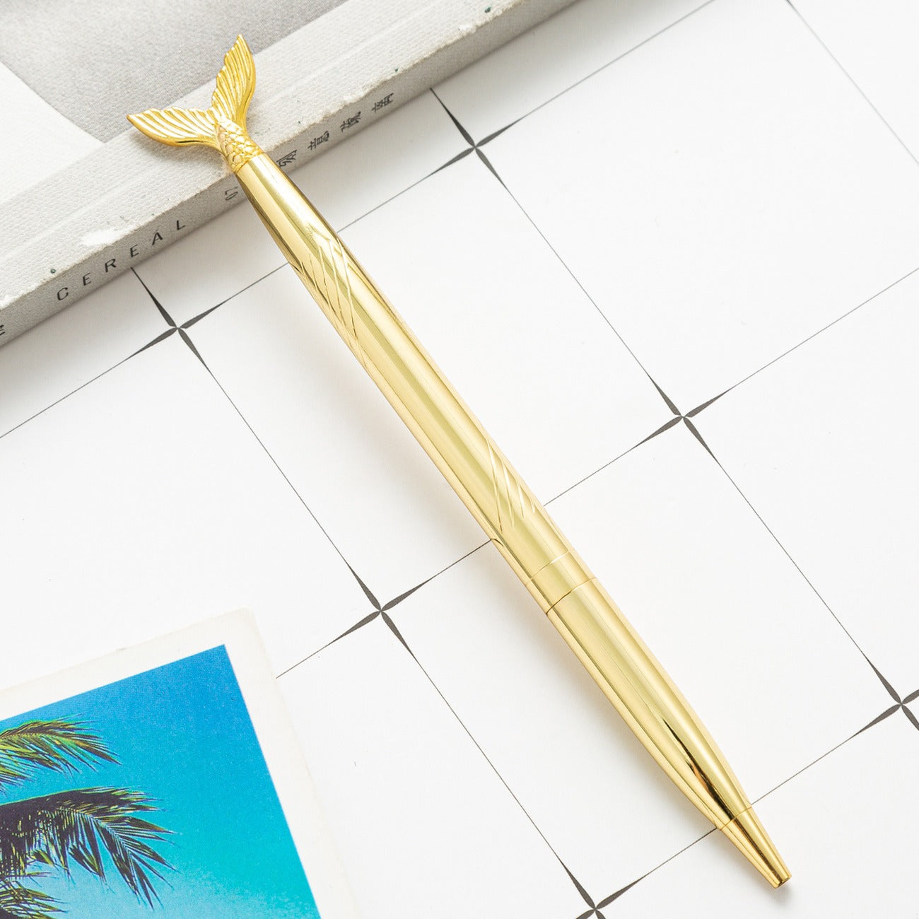 Mermaid Tail Metal Signature Ball Point Pen