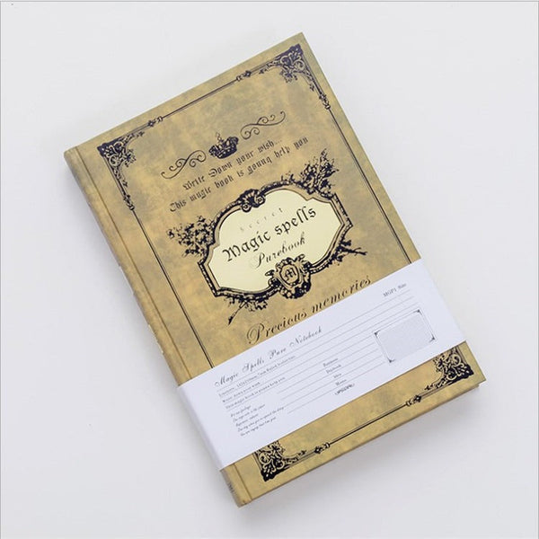 European Magic Book Lined Pages Journal Notebook