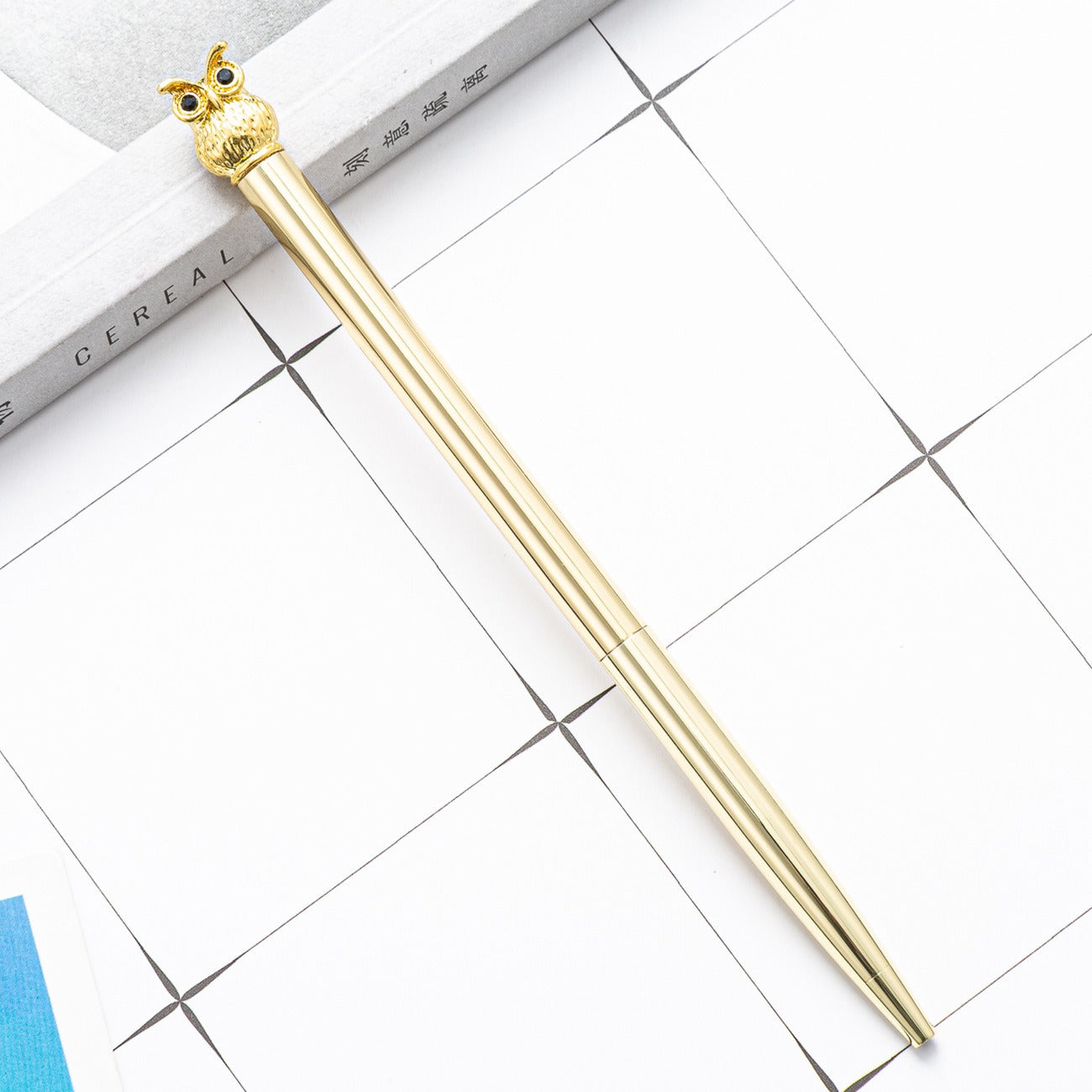 Owl Shape Metal Signature Ball Point Pen