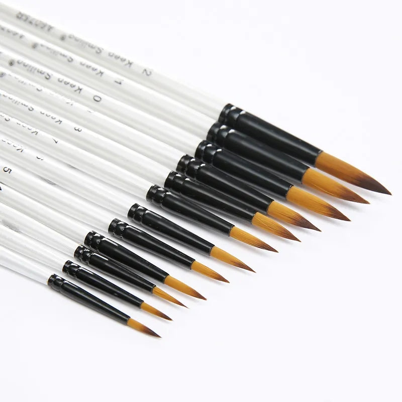 Keep Smile Paint Brushes - Set of 12