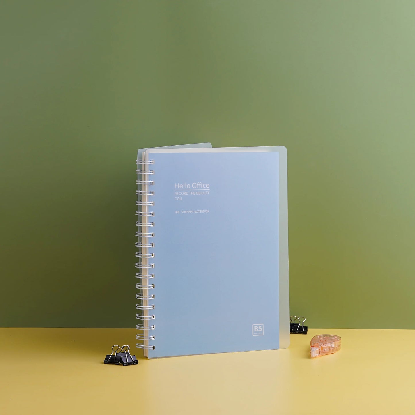 A5/B5 Hello Office Multi Subject Spiral Notebook