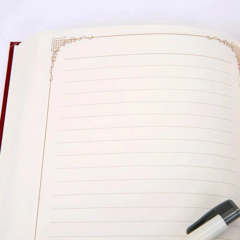 A5 Hard Cover Vintage Journal And Notebook