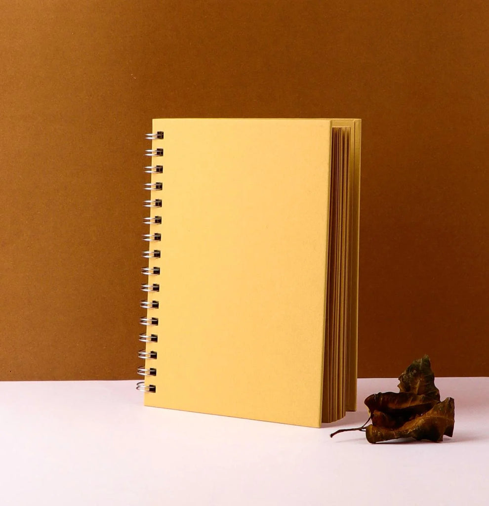 Hard Cover Retro Kraft Pages Sketchbook and Notebook
