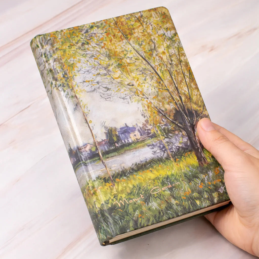 Monet Garden Art Hardcover Notebook