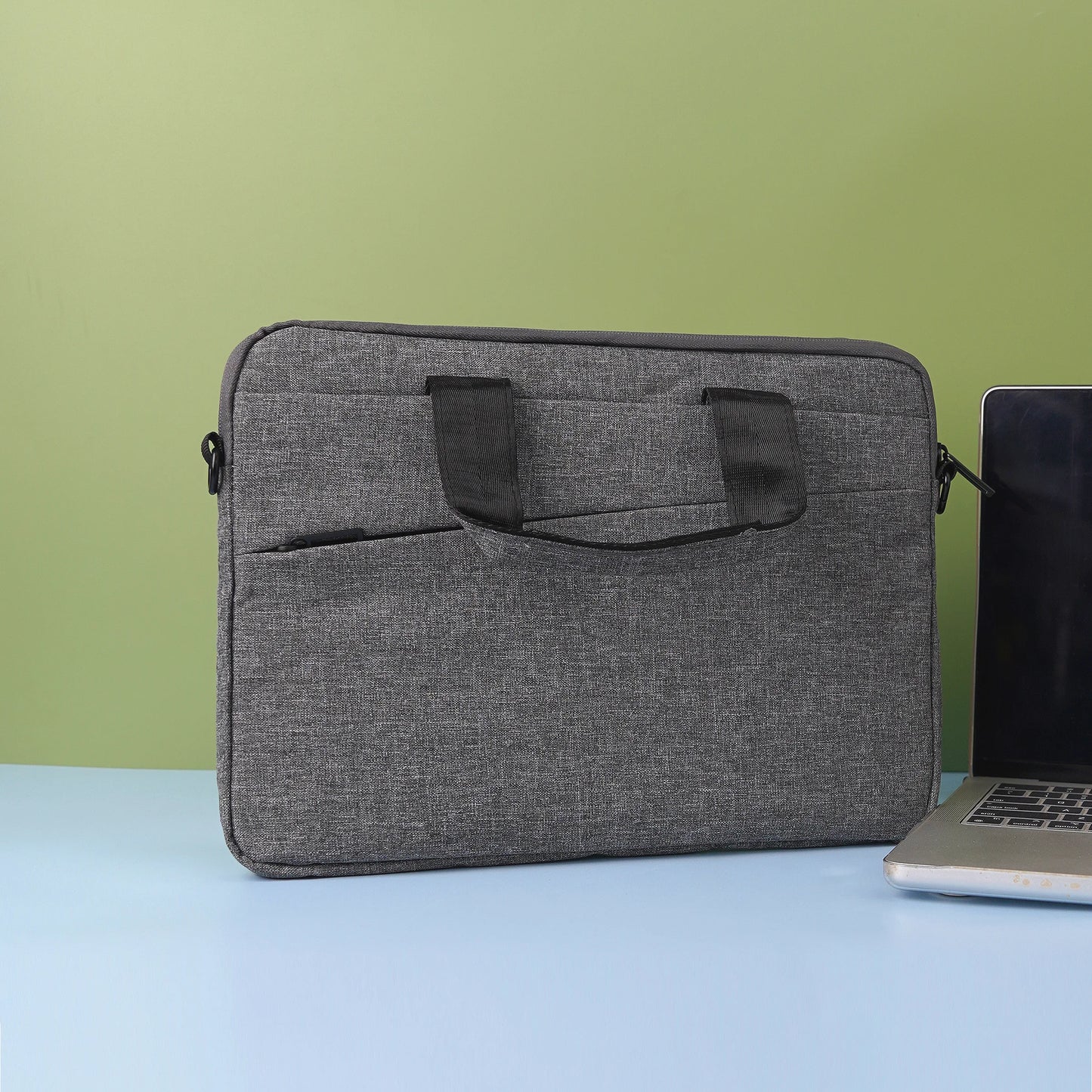 Anti-cut Premium Quality Laptop Office and Shoulder Bags - Grey