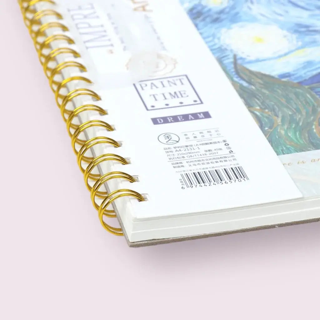 Van Gogh Art World Hard Shell Coil Sketchbook