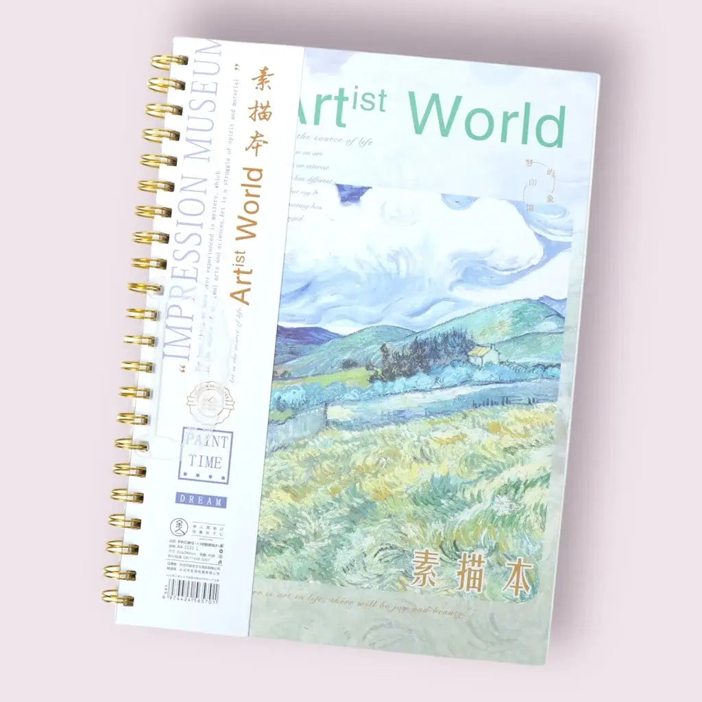 Van Gogh Art World Hard Shell Coil Sketchbook