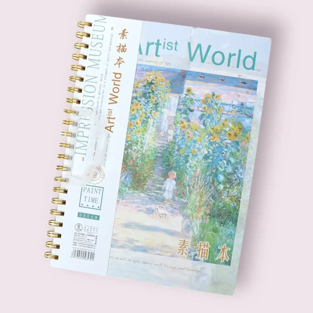 Van Gogh Art World Hard Shell Coil Sketchbook