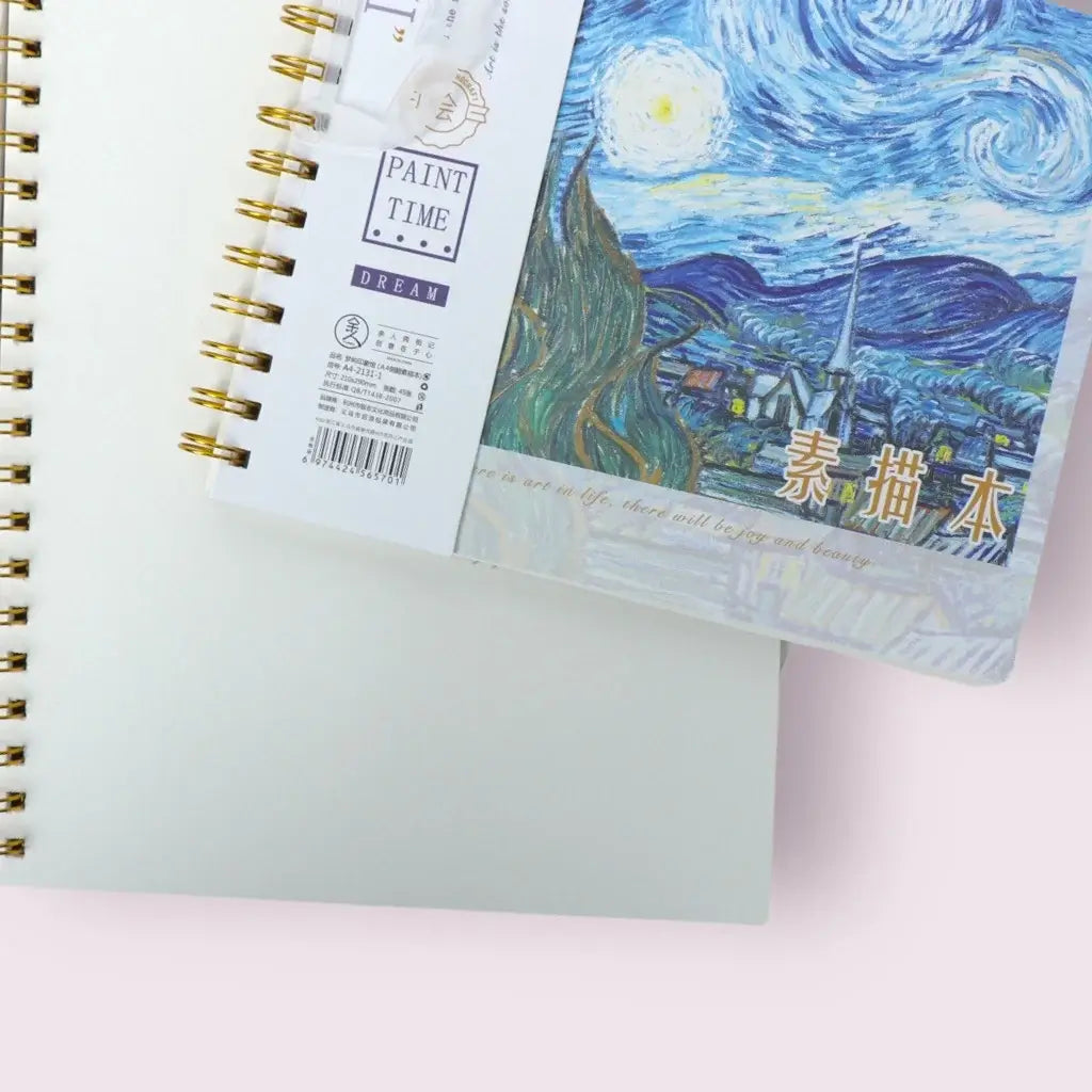 Van Gogh Art World Hard Shell Coil Sketchbook