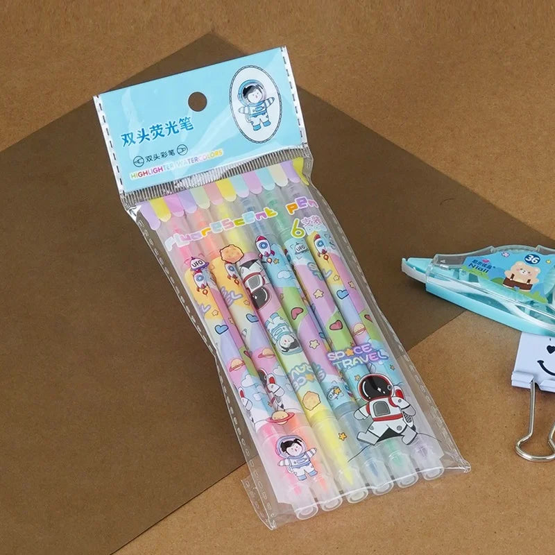 Astronaut Double Head Highlighter Set