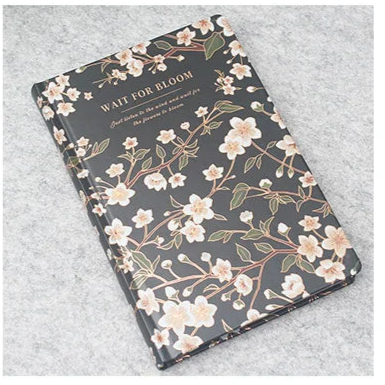 Blooming Flower Cover Gift Pages Journal