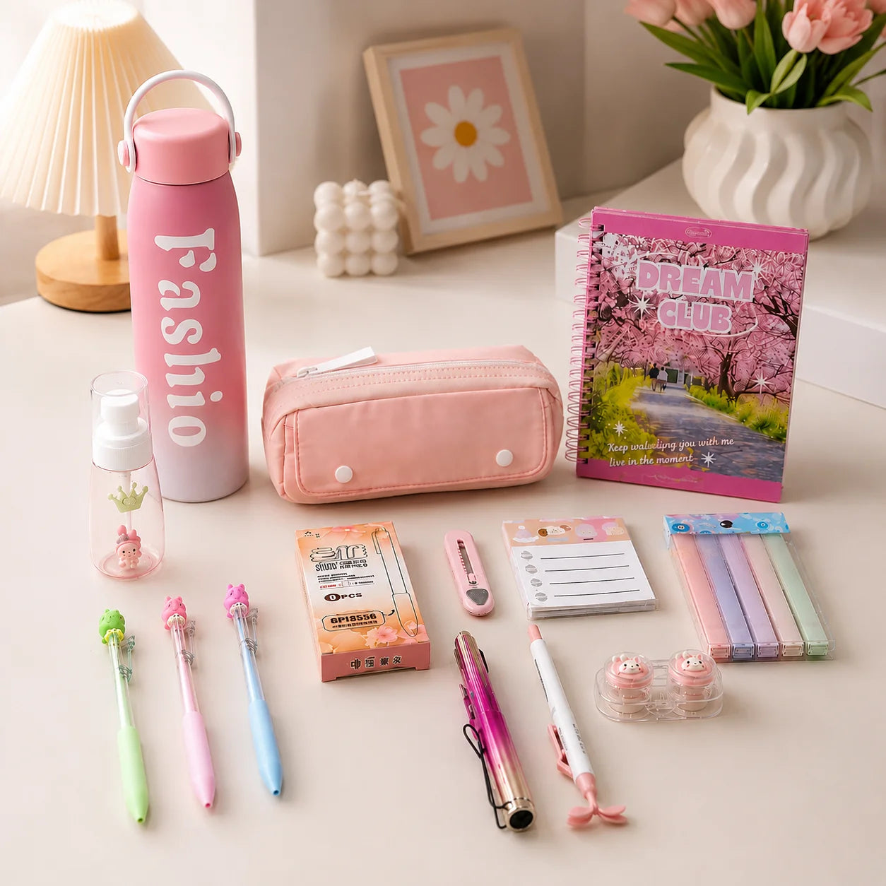 Blush Cherry Blossom Stationery Bundle