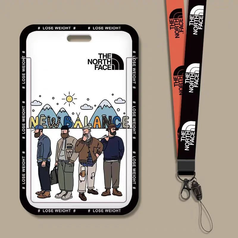 Card Holder with Neck Strap Lanyard - Sports Brand Series