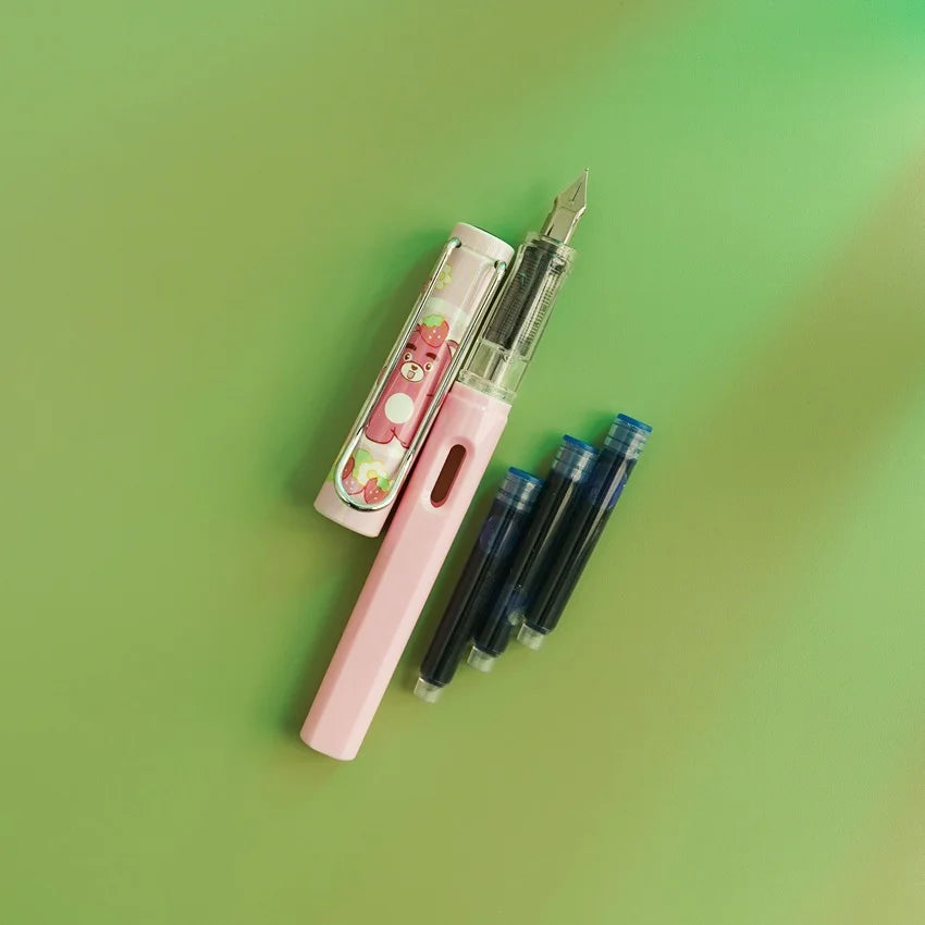 Cute Kawaii Cartoon Fountain Ink Pen