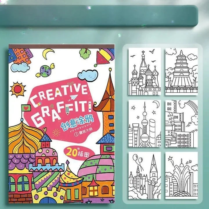 Children's Crafts Magic Coloring And Drawing Book